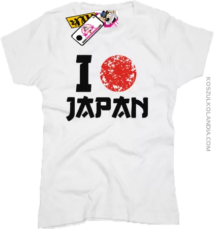 I LOVE JAPAN - koszulka damska