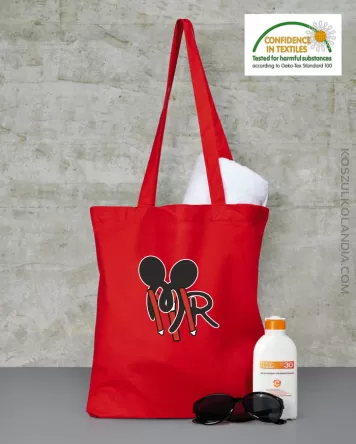 MR ala Mickey -  torba na zakupy - Czerwony