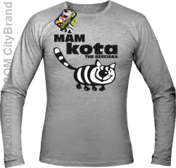 Mam kota the beściaka -  Longsleeve męski melanż