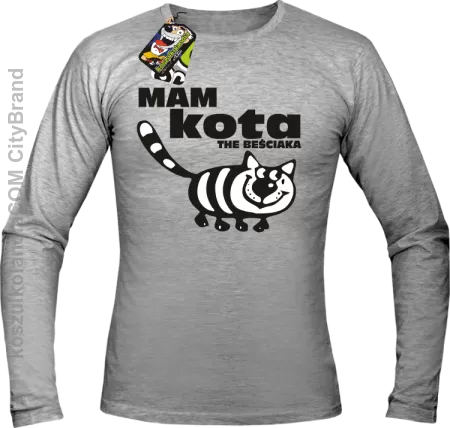 Mam kota the beściaka -  Longsleeve męski