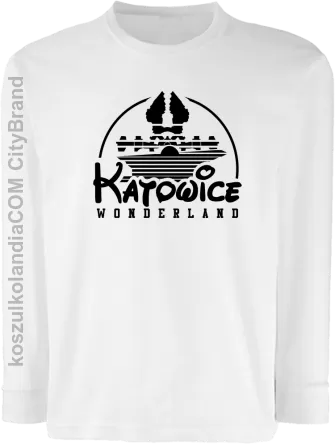 Katowice Wonderland - Longsleeve dziecięcy biala 