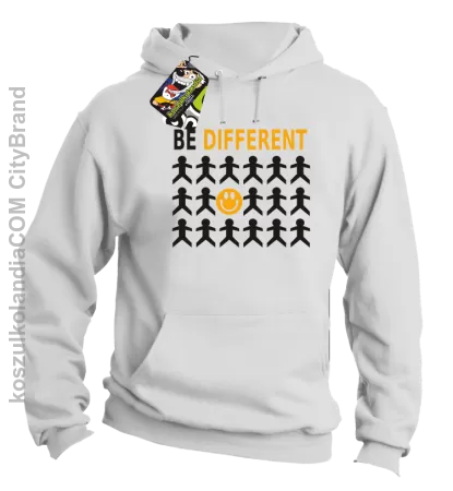 BE DIFFERENT - Bluza męska z kapturem 