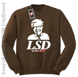 LSD Beffy - Bluza standard bez kaptura brąz 