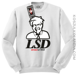 LSD Beffy - Bluza standard bez kaptura biała 