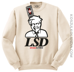 LSD Beffy - Bluza standard bez kaptura beżowa 