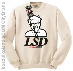 LSD Beffy - Bluza standard bez kaptura beżowa 