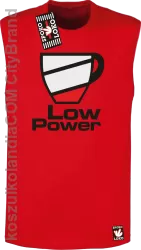 LOW POWER - Bezrękawnik męski czerwony 