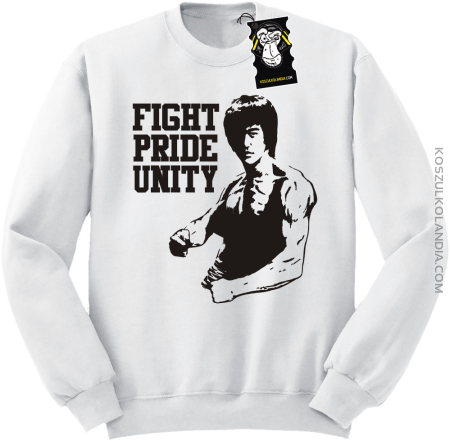 Fight Pride Unity BRUCE LEE - Bluza standard z nadrukiem