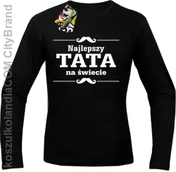 Najlepszy TATA na świecie -  Longsleeve męski czarny 