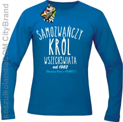 Samozwańczy Król Wszechświata - Longsleeve męski niebieski