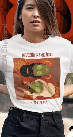 Wieczór Panieński SPA PARTY- koszulka damska dla Ekipy na Panieńskie