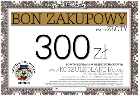 Bon ZAKUPOWY Pakiet złoty 300 zł