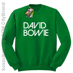 DAVID BOWIE - bluza STANDARD męska - Zielony