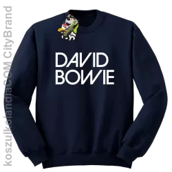 DAVID BOWIE - bluza STANDARD męska - Granatowy