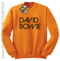 DAVID BOWIE - bluza STANDARD męska - Pomarańczowy