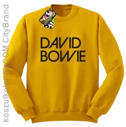 DAVID BOWIE - bluza STANDARD męska - Żółty