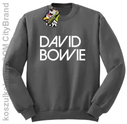 DAVID BOWIE - bluza STANDARD męska - Szary