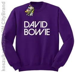 DAVID BOWIE - bluza STANDARD męska - Fioletowy