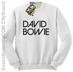 DAVID BOWIE - bluza STANDARD męska - Biały