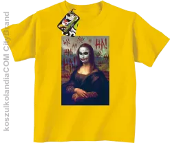 Mona Lisa Hello Jocker - koszulka dziecięca żółta 