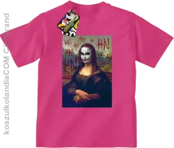 Mona Lisa Hello Jocker - koszulka dziecięca fuchsia 