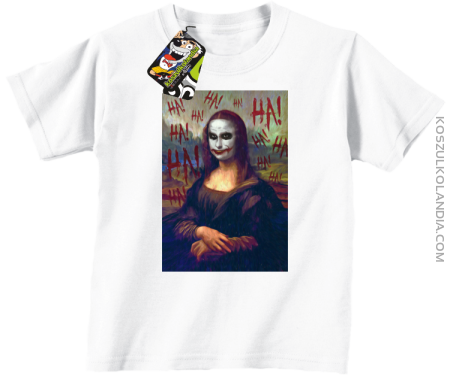 Mona Lisa Hello Jocker - koszulka dziecięca 
