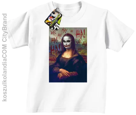 Mona Lisa Hello Jocker - koszulka dziecięca 