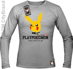 Play Pokemon - Longsleeve męski melanż 