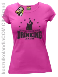 Official Polish Team Drinking League - koszulka damska  fuchsia 