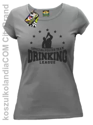 Official Polish Team Drinking League - koszulka damska szara 