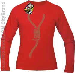 Sznur wisielczy - Longsleeve męski red