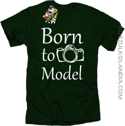 Born to model - urodzony model - Koszulka męska butelka