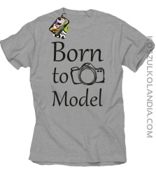 Born to model - urodzony model - Koszulka męska melanż