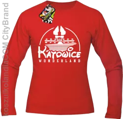 Katowice Wonderland - Longsleeve męski czerwony 