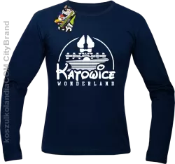 Katowice Wonderland - Longsleeve męski granat