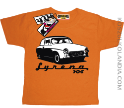 Syrena - koszulka dziecięca - pomarańczowy