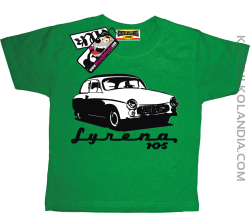 Syrena - koszulka dziecięca - zielony