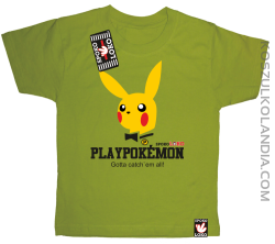 Play Pokemon - Koszulka dziecięca kiwi