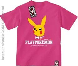 Play Pokemon - Koszulka dziecięca fuchsia 