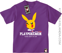 Play Pokemon - Koszulka dziecięca fiolet 