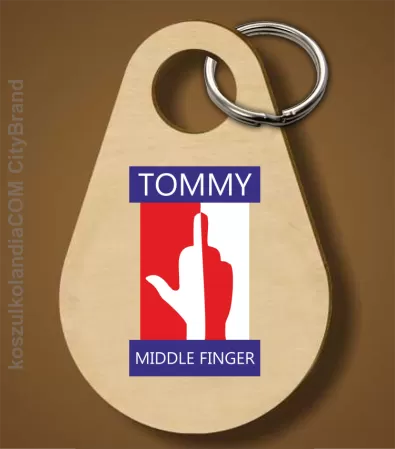 Tommy Middle Finger - Breloczek 