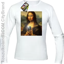 Mona Smart Pear Lisa - Longsleeve męski biała