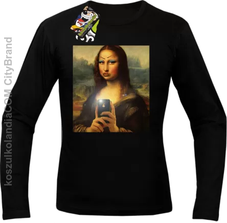 Mona Smart Pear Lisa - Longsleeve męski czarny