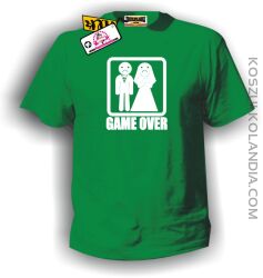 Koszulka Game Over - zielona