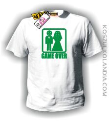 Koszulka Game Over - biała