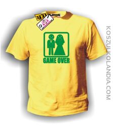 Koszulka Game Over - zółta