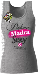 Piękna Mądra Skromna & Sexy - Top damski melanż