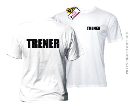 Trener - koszulka męska dla TRENERA 