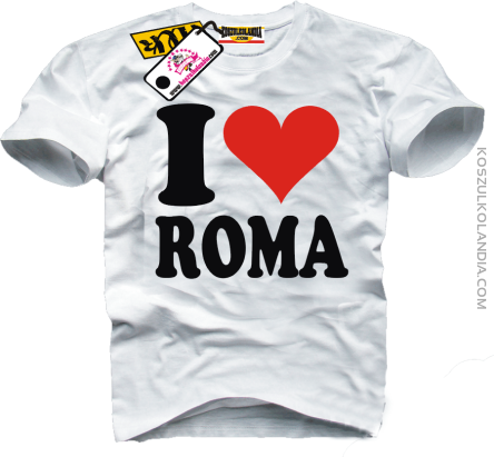 I LOVE ROMA - koszulka męska 2