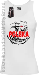 Polska Wielka Niepodległa - Top damski biały 